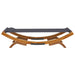 Loungebed 100x188,5x44 cm massief gebogen hout antracietkleurig