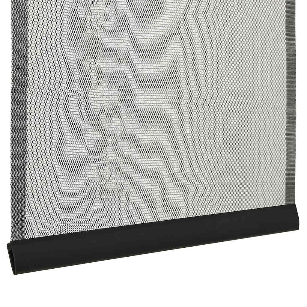 Vliegengordijn 100x220 cm polyester mesh zwart