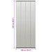 Vliegengordijn 100x220 cm polyester mesh zwart