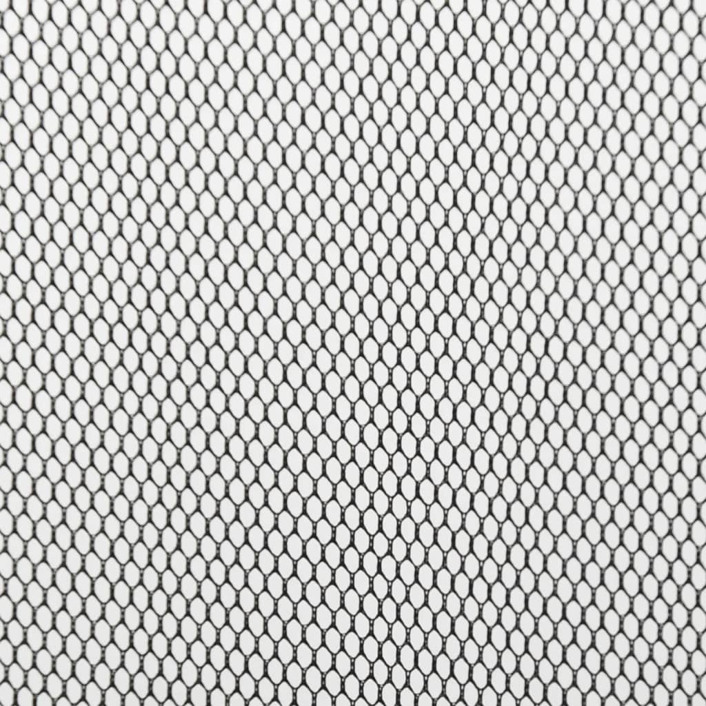 Vliegengordijn 5-delig 120x240 cm mesh zwart