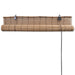 Rolgordijnen 2 st 100x160 cm bamboe bruin