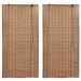 Rolgordijnen 2 st 150x220 cm bamboe bruin