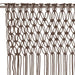 Gordijn macramé 140x240 cm katoen taupe