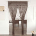 Gordijn macramé 140x240 cm katoen taupe