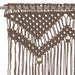Gordijn macramé 140x240 cm katoen taupe