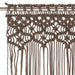 Gordijn macramé 140x240 cm katoen taupe