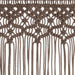 Gordijn macramé 140x240 cm katoen taupe