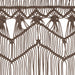 Gordijn macramé 140x240 cm katoen taupe