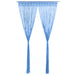 Gordijn macramé 140x240 cm katoen blauw