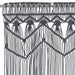 Gordijn macramé 140x240 cm katoen antraciet