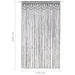 Gordijn macramé 140x240 cm katoen antraciet