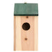 Vogelhuisjes 10 st 12x12x22 cm massief vurenhout