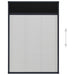 Raamhor plissé 80x120 cm aluminium antracietkleurig