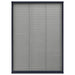 Raamhor plissé 80x120 cm aluminium antracietkleurig