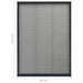 Raamhor plissé 80x120 cm aluminium antracietkleurig