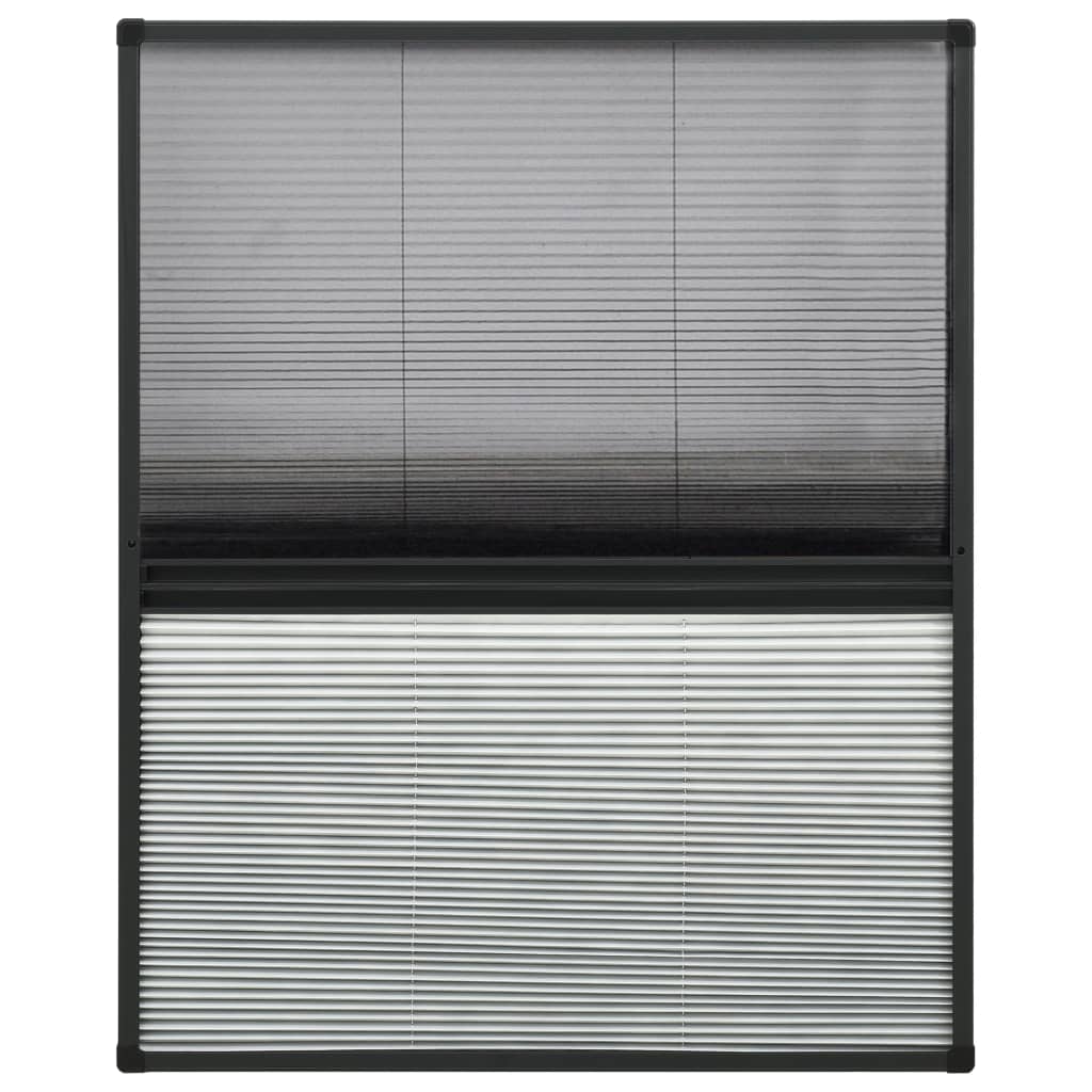 Raamhor plissé met verduistering 60x80 cm aluminium