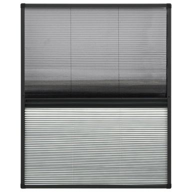 Raamhor plissé met verduistering 60x80 cm aluminium