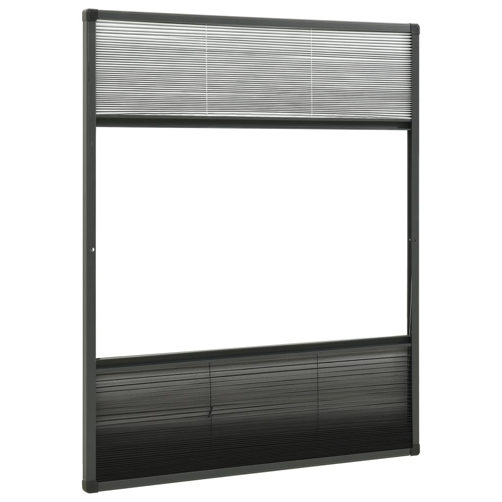 Raamhor plissé met verduistering 60x80 cm aluminium