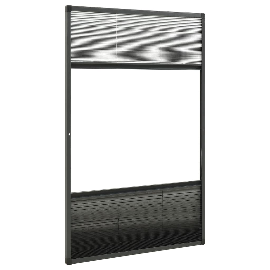 Raamhor plissé met verduistering 80x160 cm aluminium