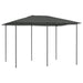 Prieel 160 g/m² 3x4x2,6 m antracietkleurig