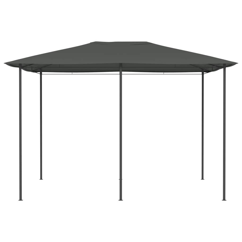 Prieel 160 g/m² 3x4x2,6 m antracietkleurig