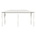 Prieel met paalhoezen 160 g/m² 2,98x5,3x2,59 m crèmekleurig