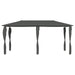 Prieel met paalhoezen 160 g/m² 2,98x5,3x2,59 m antracietkleurig