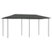 Prieel 160 g/m² 2,98x5,3x2,59 m antracietkleurig