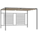 Prieel met uittrekbaar dak 180 g/m² 3x4x2,3 m taupe
