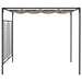 Prieel met uittrekbaar dak 180 g/m² 3x4x2,3 m taupe