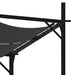 Prieel met uittrekbaar dak 600x300x233 cm antracietkleurig