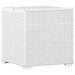 3-delige Ligbeddenset met theetafel poly rattan wit