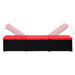 3-delige Ligbeddenset met theetafel poly rattan zwart