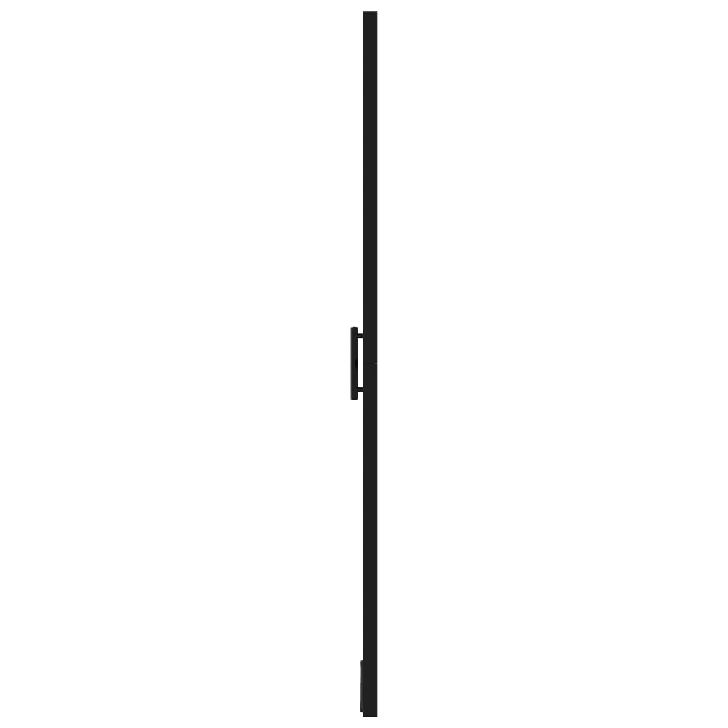 Douchedeur 91x195 cm gehard glas zwart
