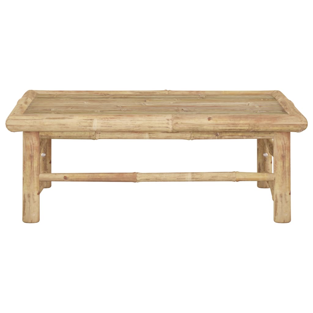 Tuintafel 65X65X30 Cm Bamboe 1 Wit