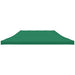 Partytentdak 270 g/m² 6x3 m groen