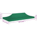 Partytentdak 270 g/m² 6x3 m groen