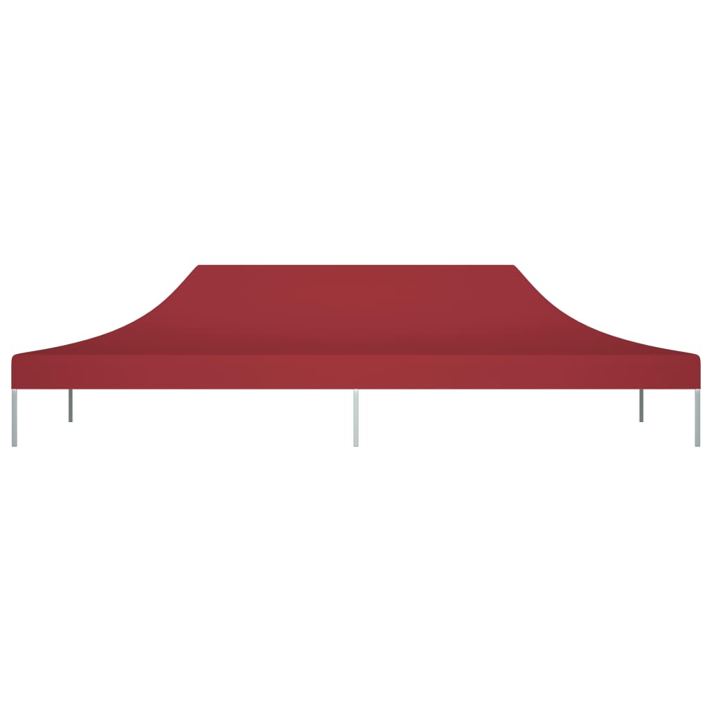 Partytentdak 270 g/m² 6x3 m bordeauxrood