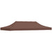 Partytentdak 270 g/m² 6x3 m bruin