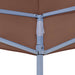 Partytentdak 270 g/m² 6x3 m bruin