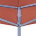 Partytentdak 270 g/m² 6x3 m terracotta