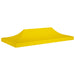 Partytentdak 270 g/m² 6x3 m geel