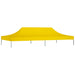 Partytentdak 270 g/m² 6x3 m geel