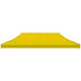 Partytentdak 270 g/m² 6x3 m geel