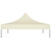 Partytentdak 270 g/m² 2x2 m crème