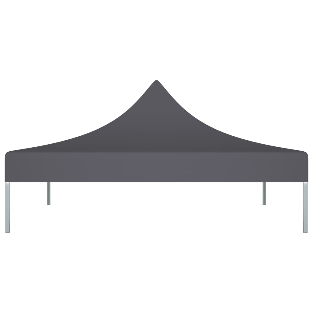 Partytentdak 270 g/m² 2x2 m antraciet