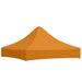 Partytentdak 270 g/m² 2x2 m oranje