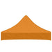 Partytentdak 270 g/m² 2x2 m oranje
