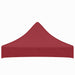 Partytentdak 270 g/m² 2x2 m bordeauxrood