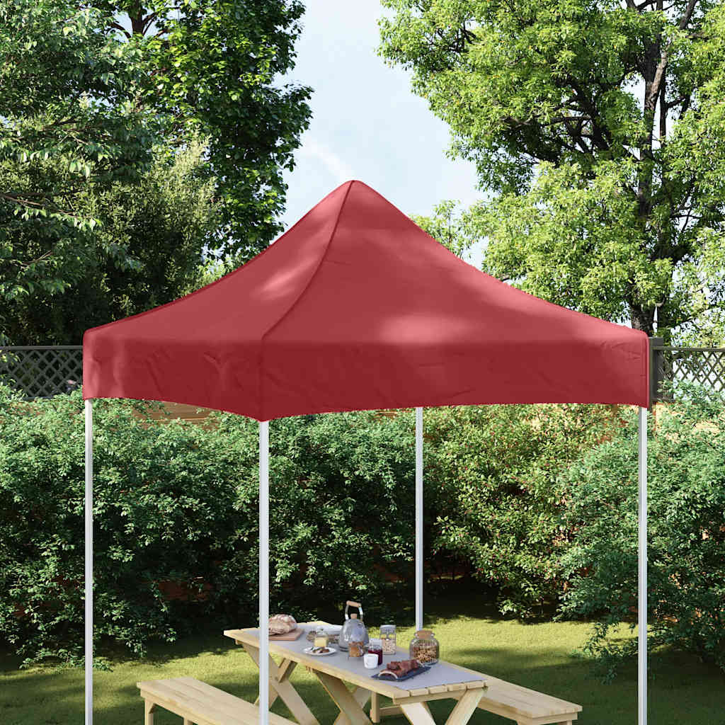 Partytentdak 270 g/m² 2x2 m bordeauxrood